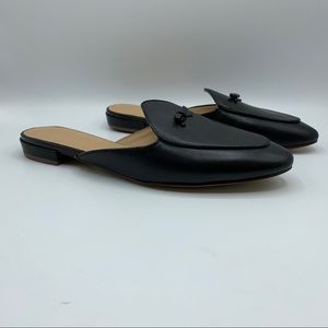 J. Crew Piped Almond Toe Loafer With Bows Size 7